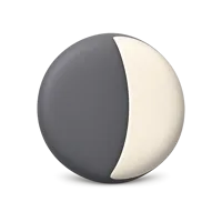 Waning Moon 3D icon