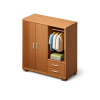 Orange Wardrobe 3D icon