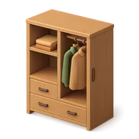 Wardrobe 3D icon