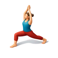 Warrior Pose 3D icon
