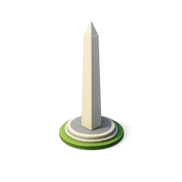 Washington Monument 3D icon