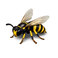 Amber Wasp 3D icon