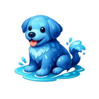 Water Dog 3D icon