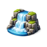 Blue Waterfall 3D icon