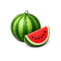 Green Watermelon 3D icon