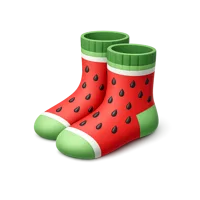 Watermelon Socks 3D icon