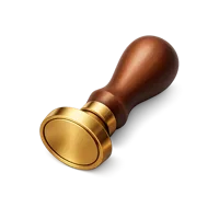 Wax Seal Stamp 3D icon