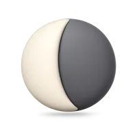 Waxing Moon 3D icon
