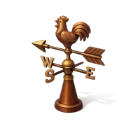 Weather Vane 3D icon