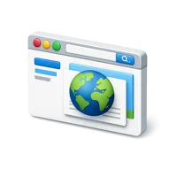 Web Browser 3D icon