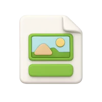 WebP File 3D icon