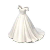 Wedding Dress 3D icon