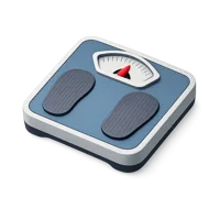 Blue Weight Scale 3D icon