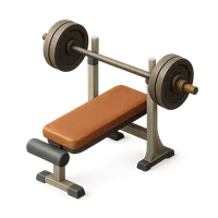 Weights Bench 3D icon