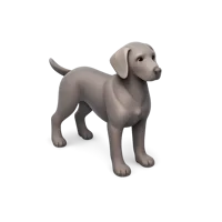 Weimaraner 3D icon
