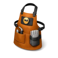 Welding Apron 3D icon