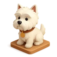 West Highland White Terrier 3D icon