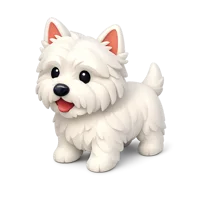 Westie 3D icon