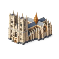Brown Westminster Abbey 3D icon