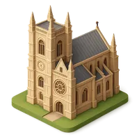 Westminster Abbey 3D icon