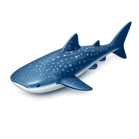 Blue Whale Shark 3D icon