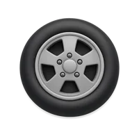 Wheel 3D icon