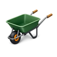 Amber Wheelbarrow 3D icon
