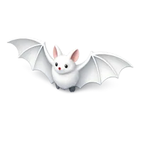 White Bat 3D icon