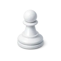 White Pawn 3D icon