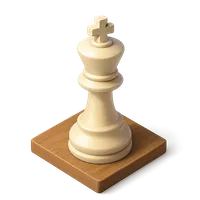 White King Chesspiece 3D icon