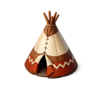 Wigwam 3D icon