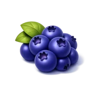 Blue Wild Berry 3D icon
