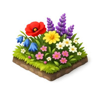 Wildflower Patch 3D icon