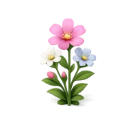 Wildflower 3D icon