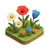 Wildflower Field 3D icon