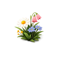 Wildflowers 3D icon