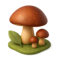 Wild Mushroom 3D icon