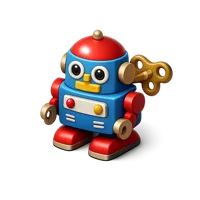 Wind-Up Toy 3D icon