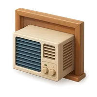 Window Air Conditioner 3D icon