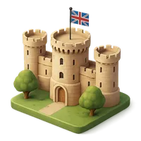 Windsor Castle 3D icon