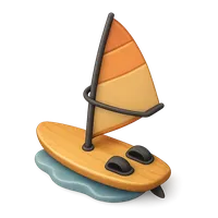 Windsurf Board 3D icon
