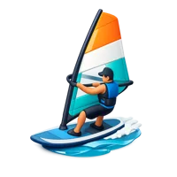 Windsurfing 3D icon