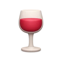 Wine Glass 3D icon