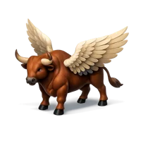 Winged Bull 3D icon