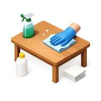Wiping Table 3D icon
