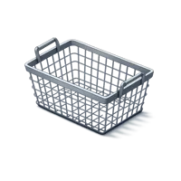 Wire Basket 3D icon