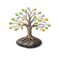 Wire Tree 3D icon