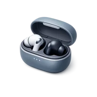 Blue Wireless Earbuds 3D icon