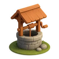 Wishing Well 3D icon