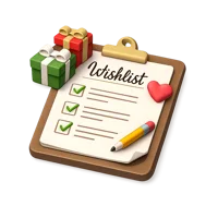Wishlist 3D icon